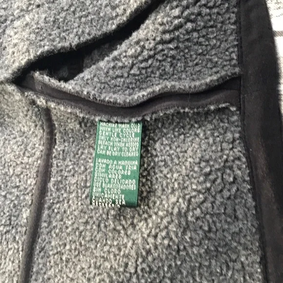 Lauren Ralph Lauren Women Leather Coat Small